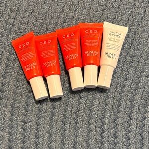 Sunday Riley C.E.O. and Good Genes Skincare Duo - Red and Cream